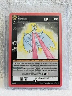 5/$20 Mint 2021 Mothman Rare Metazoo Card 4/163!!